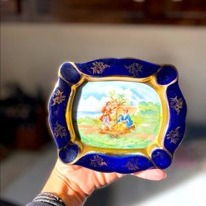 Vintage ashtrays Limoges Gout de Ville France (2 pcs)